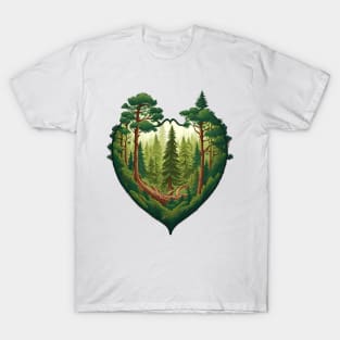 Nature Lover Deer - Designs for a Green Future and Hunters T-Shirt